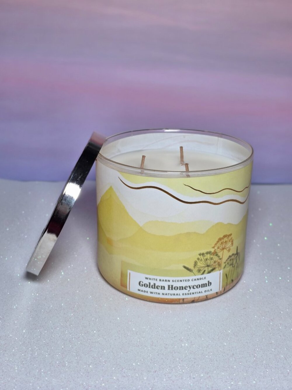 NEW*Bath & Body Works Golden Honeycomb 3 Wick Candle